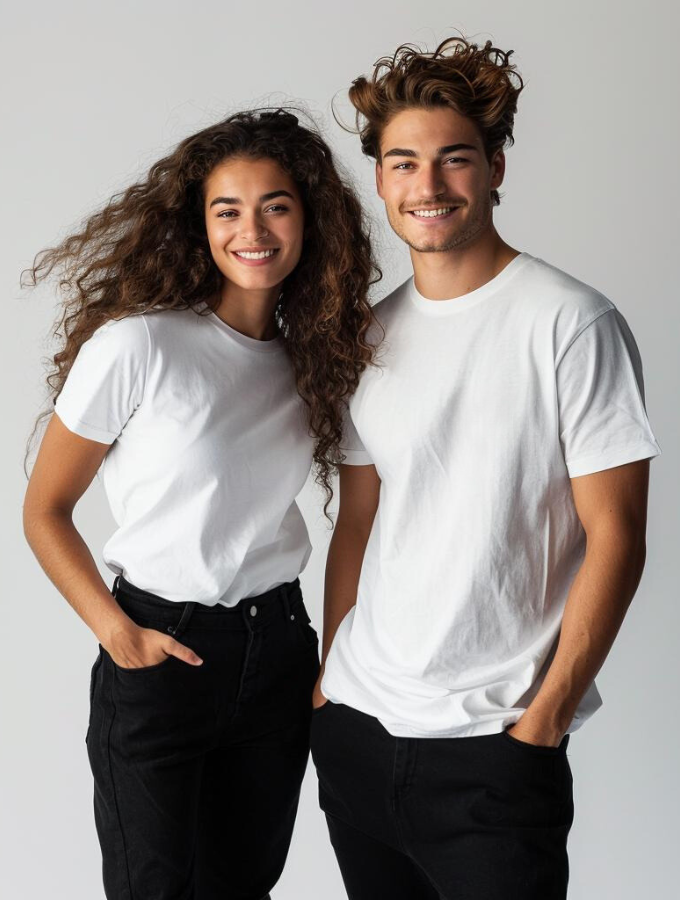 CUSTOM T SHIRT - WHITE - UNISEX