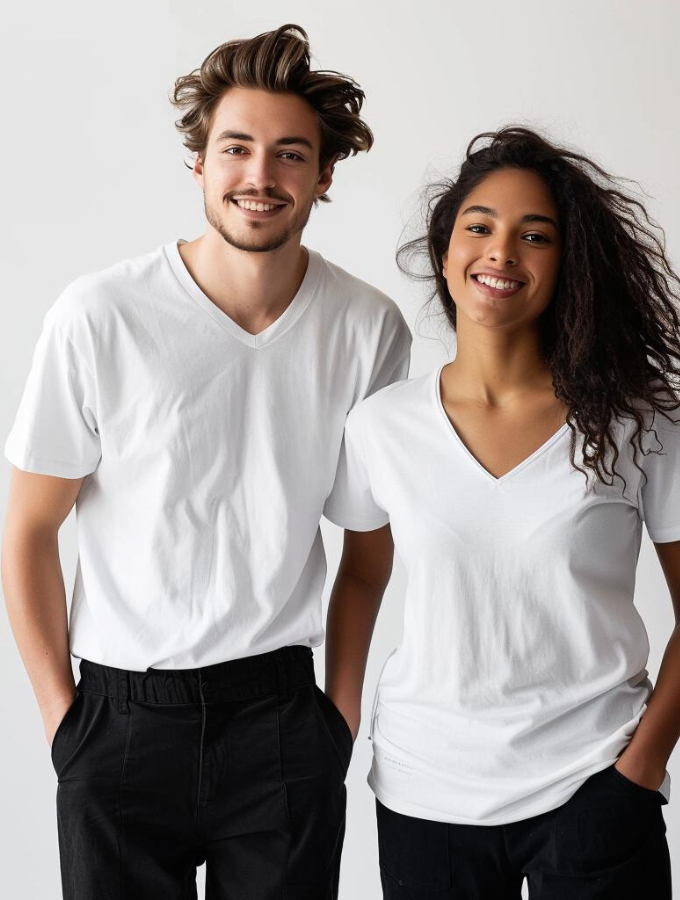 CUSTOM T SHIRT - WHITE - UNISEX