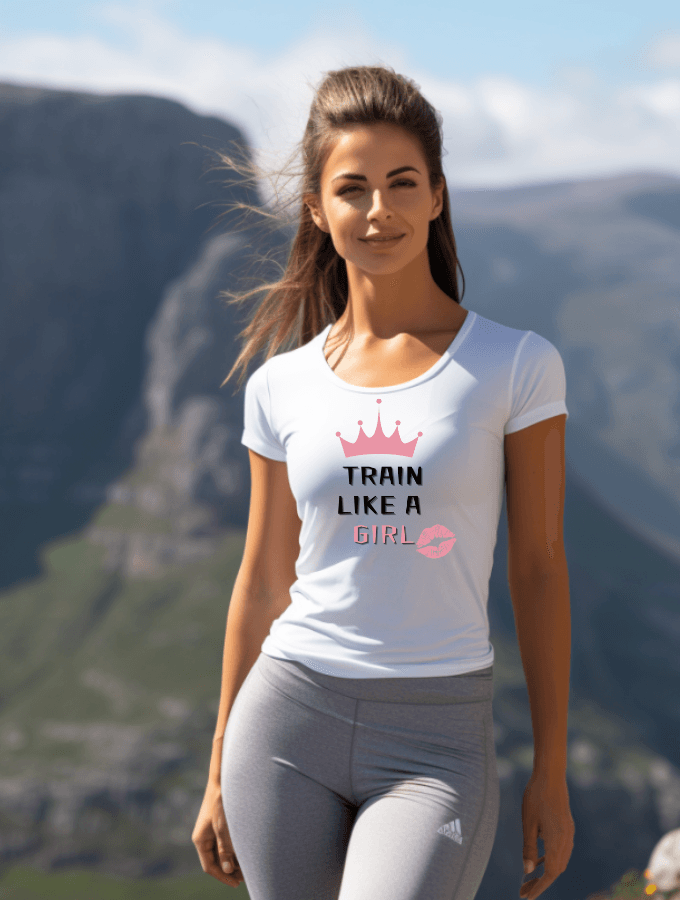 girls white fitted shirt