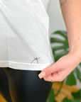 EVIL EYE OVERSIZED TEE - WHITE - TONED