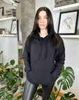 EVIL EYE SUMMER HOODIE - BLACK - TONED