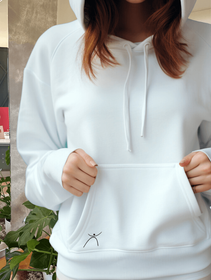 LEOPARD KISS SUMMER HOODIE - WHITE - TONED