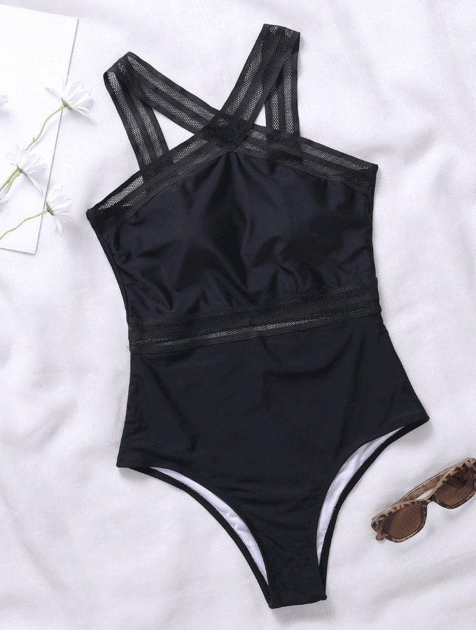 CHARCOAL BLOSSOM - Toned-SWIMWEAR