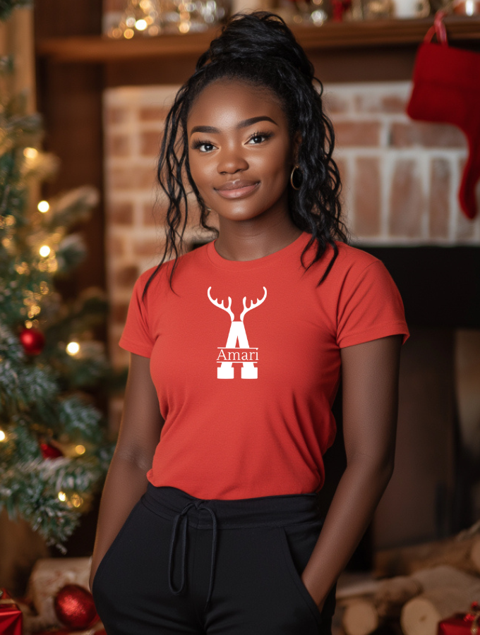 XMAS SIGNATURE TEE - RED - UNISEX