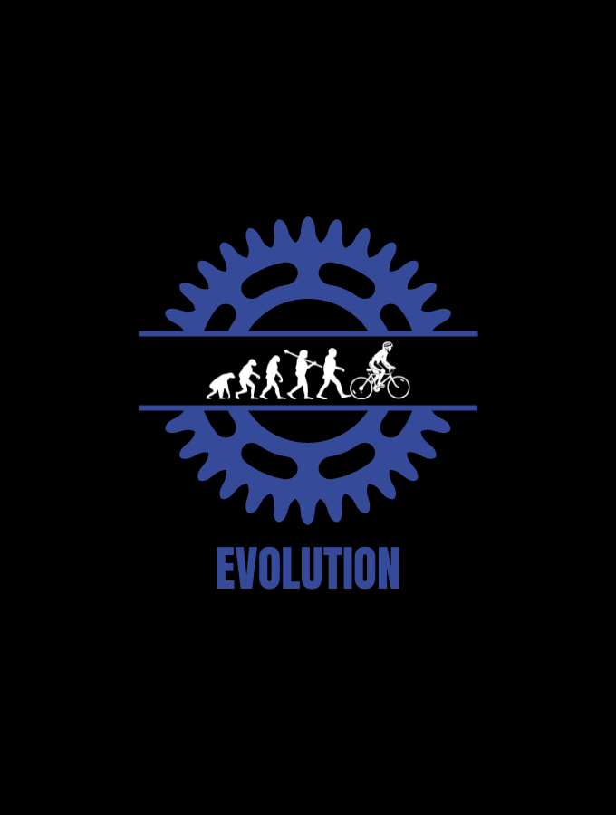 EVOLUTION TEE - CYCLE SERIES - BLACK
