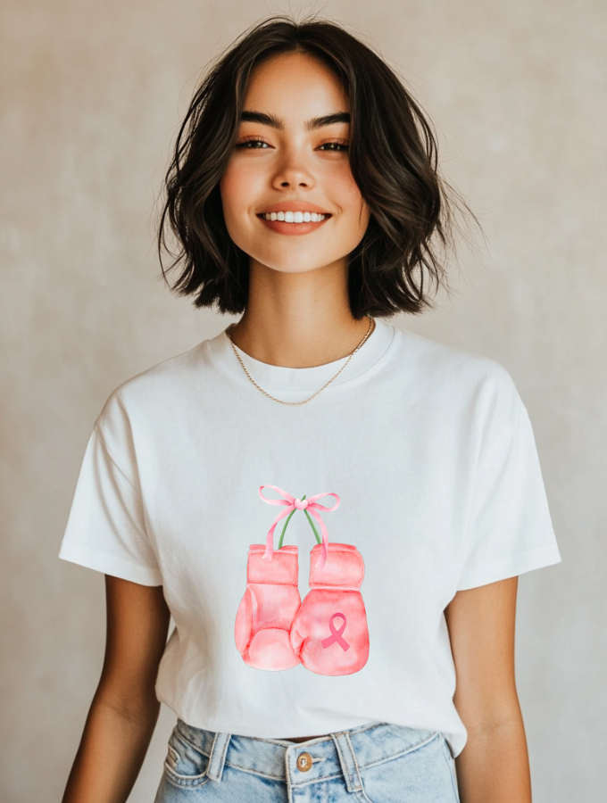 PINK PUNCH ROUNDNECK TEE - WHITE