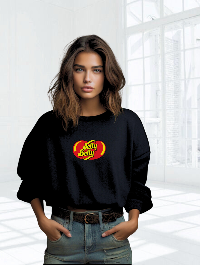 JELLY BELLY SWEATER - BLACK
