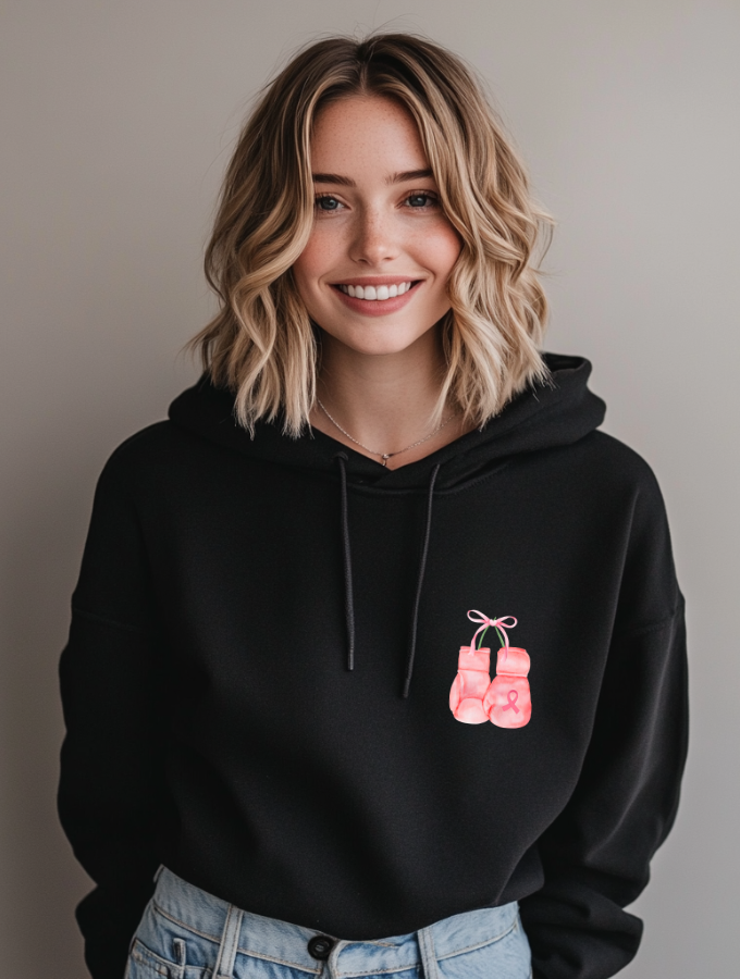 PINK PUNCH HOODIE - BLACK