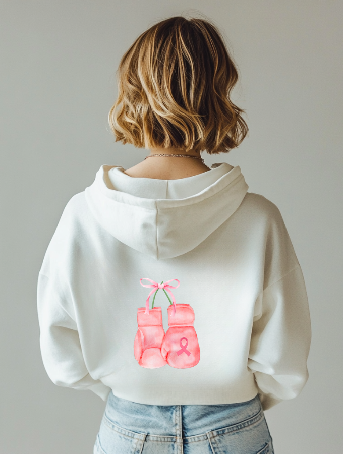 PINK PUNCH HOODIE - WHITE