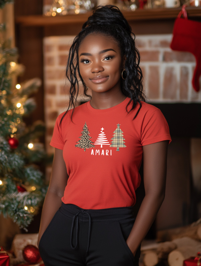 XMAS CUSTOM TEE - RED - UNISEX