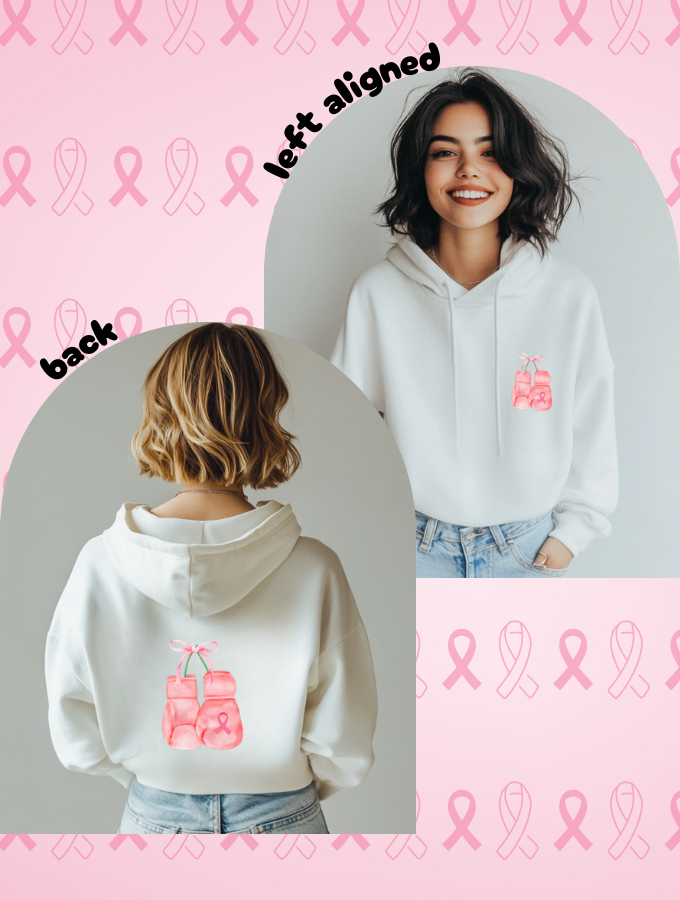 PINK PUNCH HOODIE - WHITE