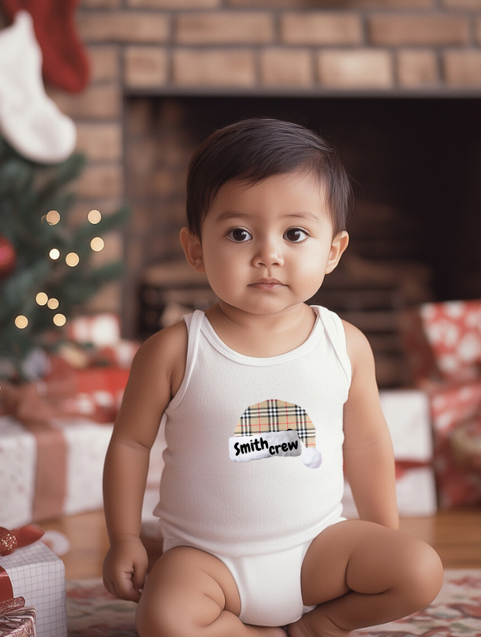 XMAS CREW CUSTOM BABY GROW