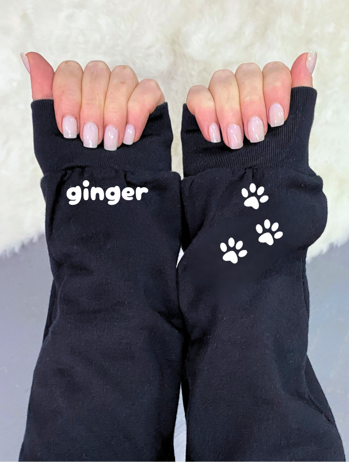 PAWS & WHISKERS SWEATER - BLACK