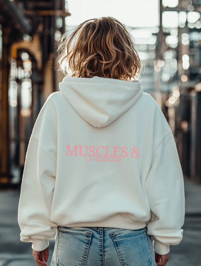 MASCARA HOODIE - WHITE