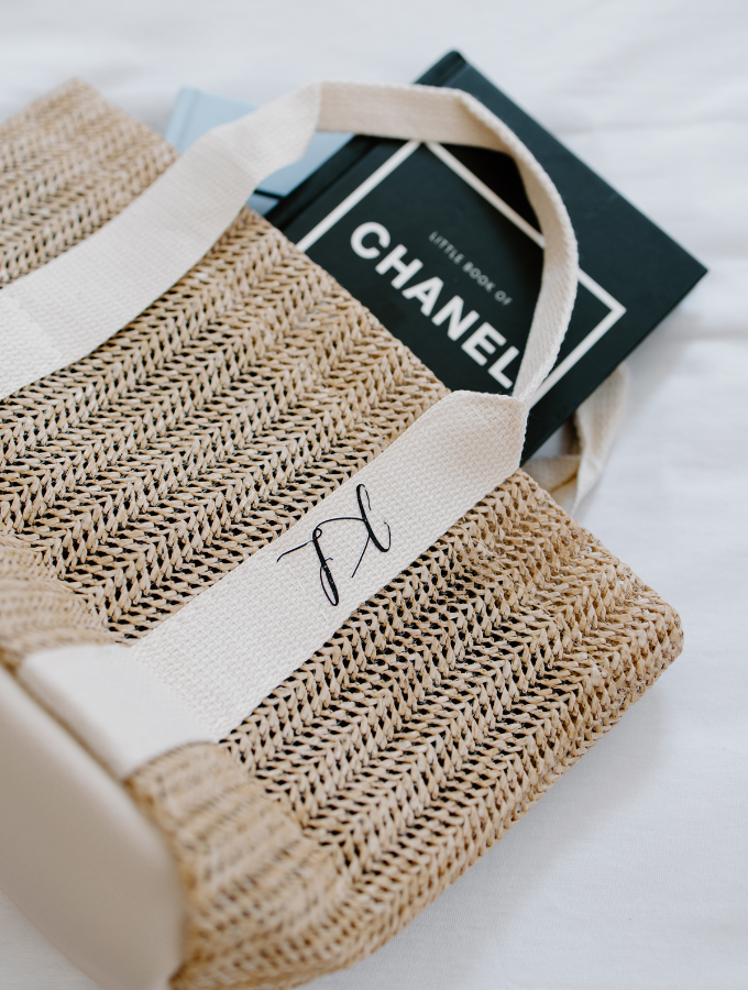 CUSTOM WOVEN TOTE - CREAM