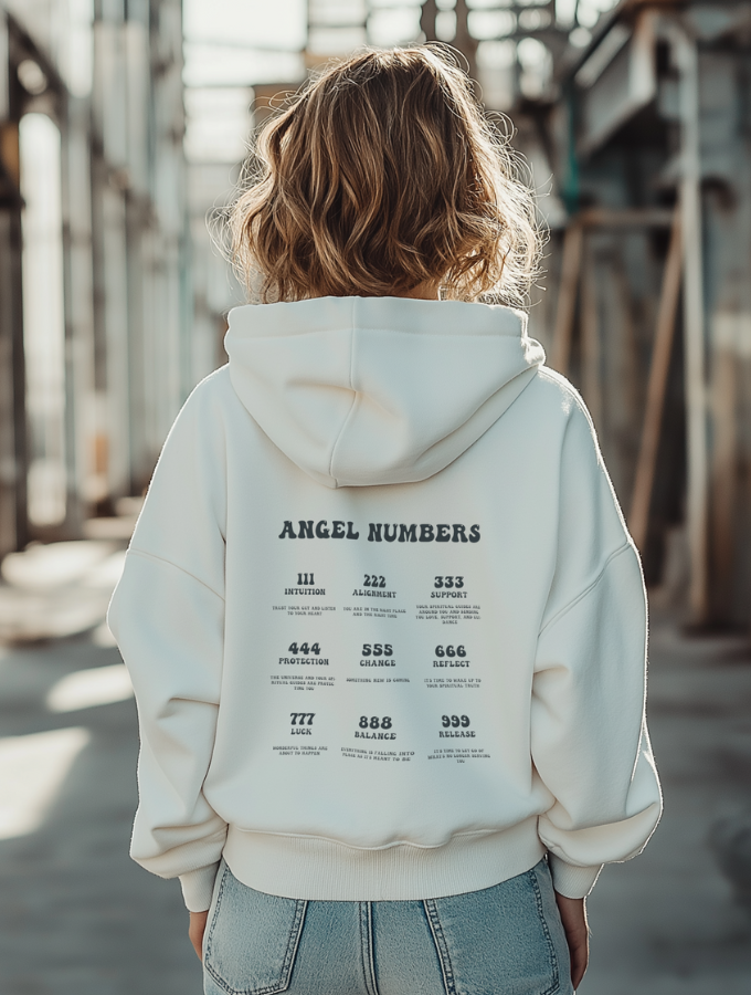 ANGEL WISHES HOODIE - WHITE