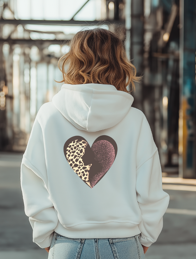 WILD HEART HOODIE - WHITE