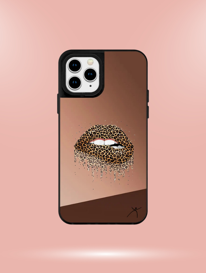 WILD BITE - IPHONE REFLECTIVE COVER - ROSE GOLD