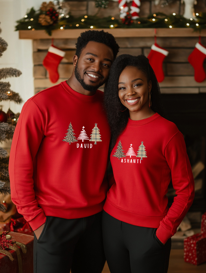 XMAS CUSTOM SWEATER - RED - UNISEX