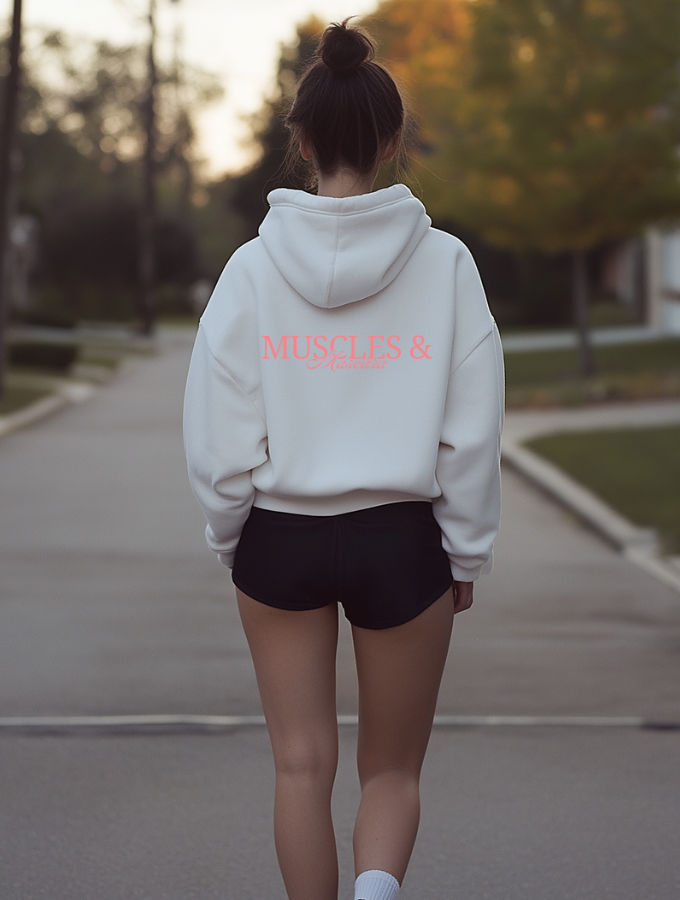 MASCARA HOODIE - WHITE