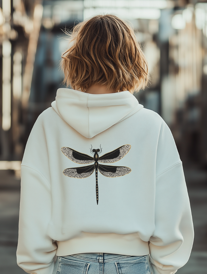 GOLDEN WINGS HOODIE - WHITE