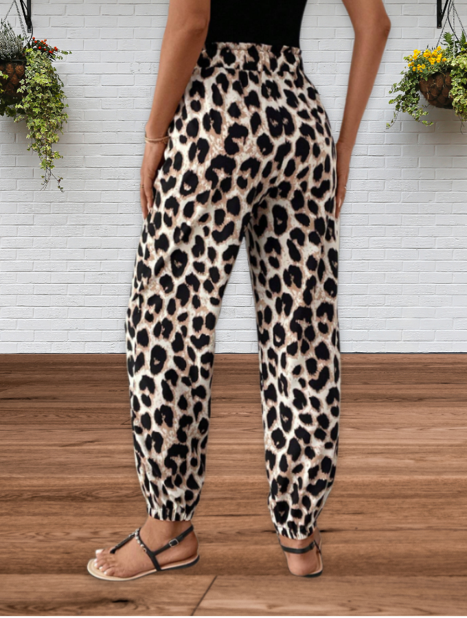 LEOPARD LUXE JOGGERS