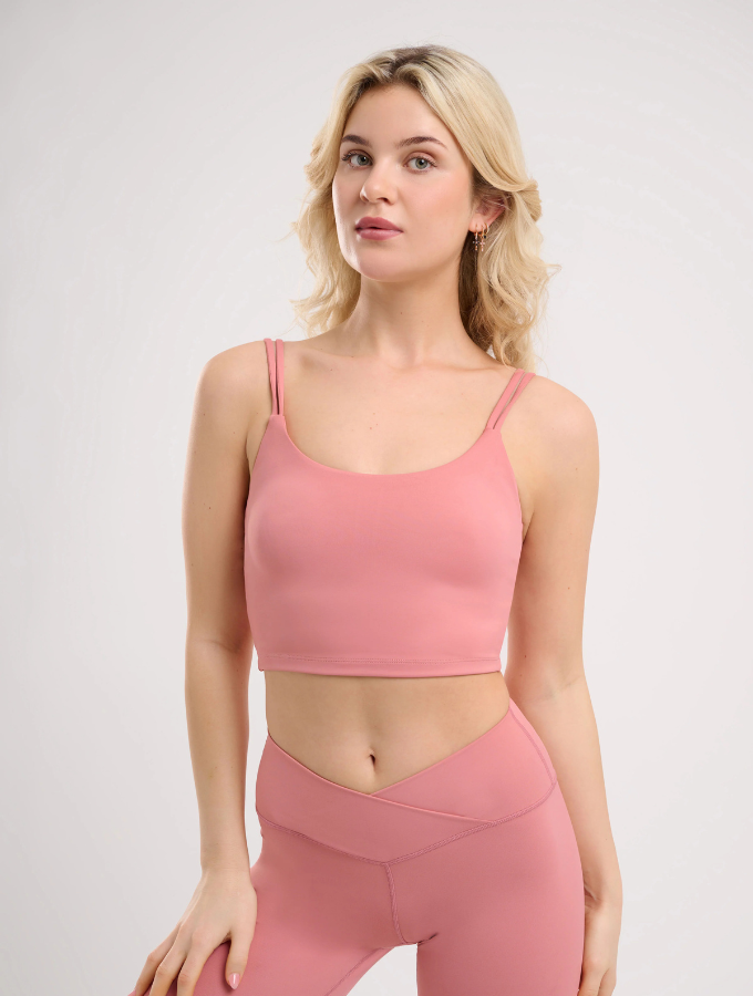 DAHLIA CROP TOP - WATERMELON PINK