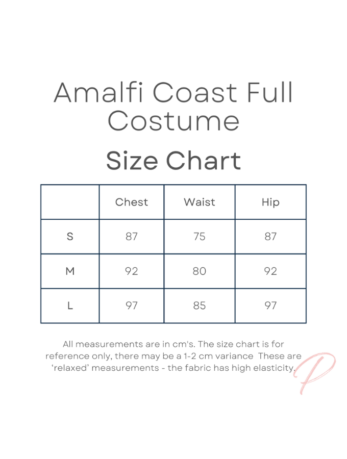 AMALFI COAST FULL COSTUME