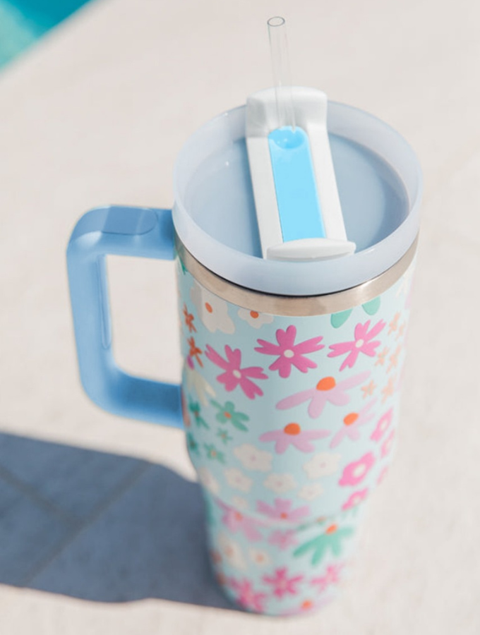 PEACHY TUMBLERS - SKY BLUE BLOSSOM