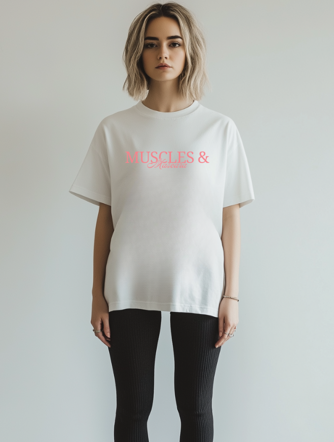 MASCARA ROUNDNECK TEE - WHITE