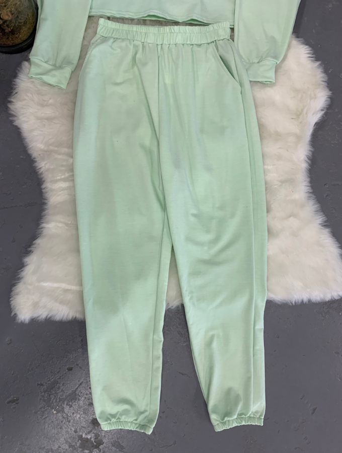 SLEEK FIT TRACKSUIT - MINT