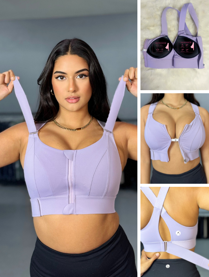 HIGH IMPACT BRA - PRO SERIES - MAUVE