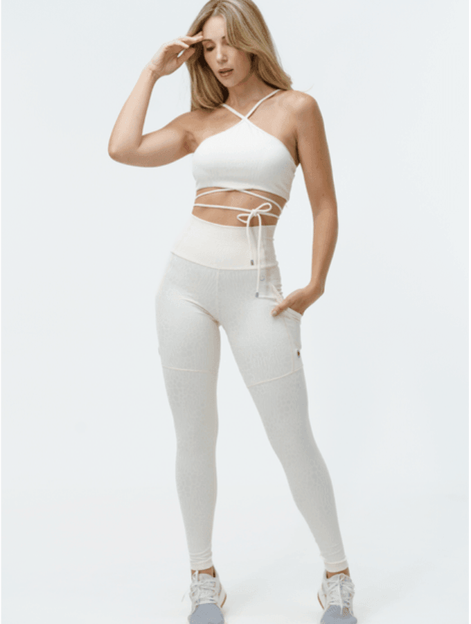 ATOMS CROPPED TOP - OFF WHITE - TONED