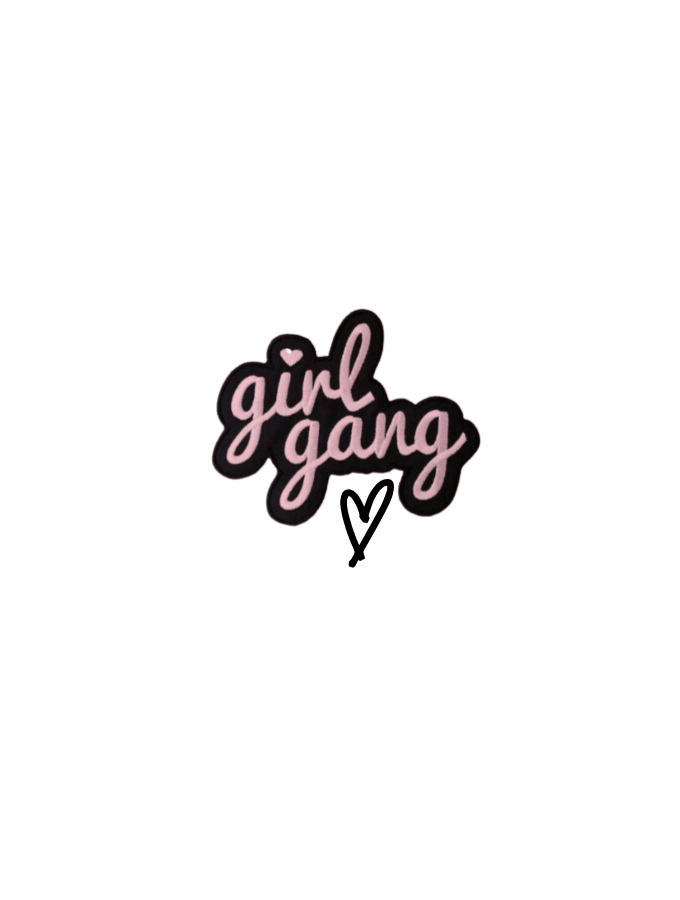 GIRL GANG FITTED TEE - WHITE - TONED